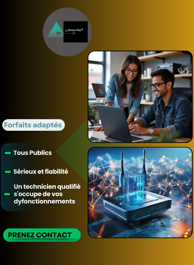 Forfaits informatiques adaptés à tous publics – Arrow-Faz Trélazé